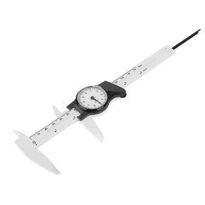 0-150Mm Plastic Dial Vernier, Caliper Measuring Tool Plastic Dial Caliper Caliper Ruler Gauge Roofessional Measure Tool (White)