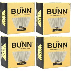 BUNN BCF100-B 100-Count Basket Filter (Pack of 4)