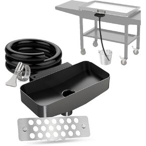 Upgrade Rear Blackstone Grease Catcher,Blackstone Grease Trap with Separate Magnetic Grease Gate for Blackstone,Innovative Blackstone Griddle Accessories,Compatible with Blackstone 36"