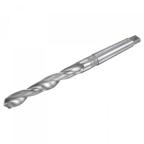 uxcell 20.5mm High-Speed Steel Twist Bit Extra Long Drill Bit with MT2 Morse Taper Shank, 245mm Overall Length