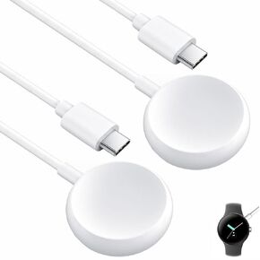 2PCS USB C Watch Charger Cable for Google Pixel-Watch 1, Magnetic Replacement USB Type C Charging Cord Stand, for Google Pixel Smartwatch 1(Not for Google Pixel 2/3), 3.3FT in Kuwait