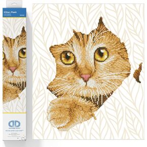 DIAMOND DOTZ ® - Flower Puss, Partial Drill, Round Dotz, Diamond Painting Kits, Diamond Art Kits for Adults, Gem Art, Diamond Art, Diamond Dotz Kits, 30.7"x21.7"