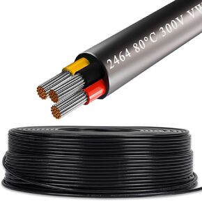 UL2464 Power Cable Low Voltage Power Connection (26AWG-6Conductor, 65.6ft)