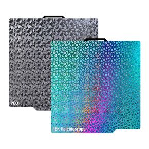 Upgraded Build Plate for Bambu Lab X1C/X1/X1E/P1P/P1S/A1 3D Printer, Smooth Skynet +Smooth Star Spring Steel Plate Flexible Plate 257x257mm for Bambu 3D Printers