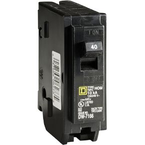 Square D - HOM140CP Homeline 40 Amp Single-Pole Circuit Breaker