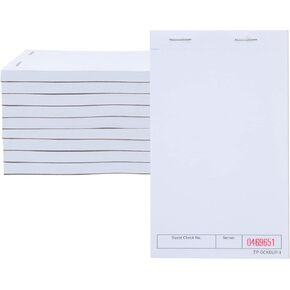Guest Checks Pads EP-GCKDUP-1 (10 Pads), total 500 Blank Waiter Pad, Server Order Pads