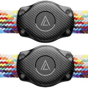 حافظة حامل Airtag مكونة من قطعتين IPX8 مقاومة للماء وحزام Airtag متوافق مع Apple Airtag، تصميم فائق الأمان ومخفي | لأشرطة الكاميرا، وحقائب الظهر، وما إلى ذلك in Kuwait