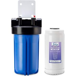 iSpring Whole House Water Filter ,20" x 4.5", Reduces Scale Water Filters,Whole House Water Filtration System ,Model:WDS150K , Blue