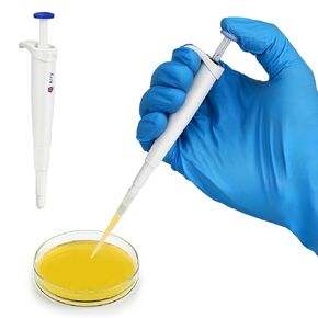 100ul-1000ul Adjustable Pipettor Pipette Digital Volume Display Window Single Channel Pipettor, High Accuracy Calibration Superior Material, Variable Volume for Scientific and Home Use