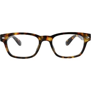 Peepers by PeeperSpecs Clark Square Reading Glasses, Tortoise, 49 mm + 2