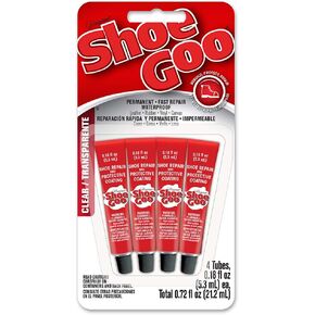 Shoegoo 5510110 Mini Adhesive (4 Pack), 0.18 fl. oz., Clear