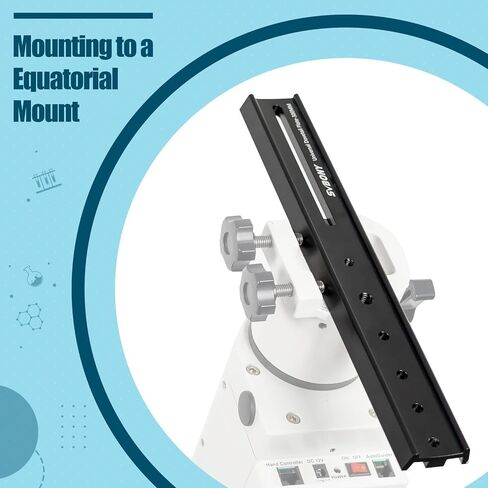 SVBONY SV219 Dovetail Mount Plate, 300mm 11.81 inches Universal Dovetail Plate Compatible with Dovetail Saddles, Telescope Accessories for OTA Equatorial Tripod Sky Astrophotography in Kuwait