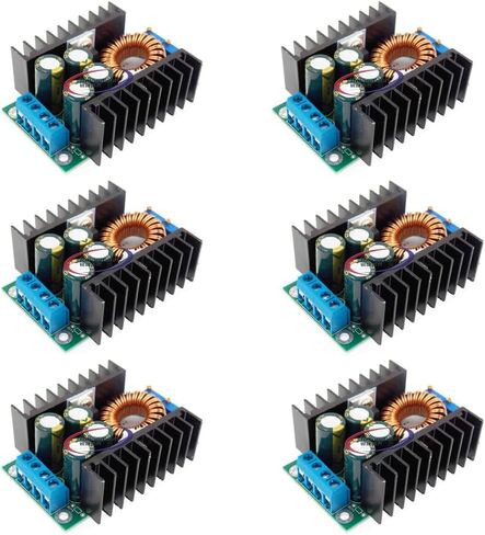 6 قطعة تيار مستمر/CC قابل للتعديل 0.2-9A 300 واط XL4016 محول فرق الجهد 5-40 فولت إلى 1.2-35 فولت وحدة امدادات الطاقة LED سائق in Kuwait