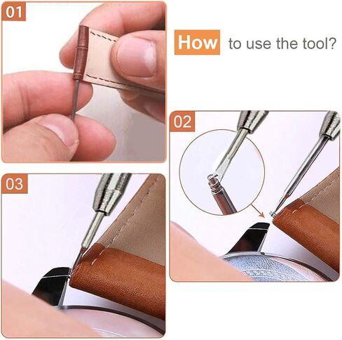 Vellsar Spring Bar Tool Kit, Stainless Steel Watch Pins Set with Spring Bar Removal Tool for Watch Band in Saudi Arabia