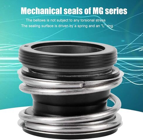 ملحقات عمود مضخة المياه مع مانع تسرب ميكانيكي من كربيد السيليكون الجرافيت وزنبرك - مثالية للسيارات والتدفئة والتهوية وتكييف الهواء والتطبيقات الصناعية in Kuwait