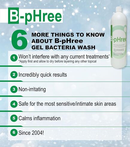 غسول جل البكتيريا B-pHree (16oz) - معتمد مختبريًا لقتل المكورات العنقودية الذهبية عند ملامستها للجلد in Saudi Arabia