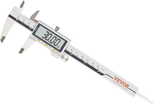 فرجار رقمي من VEVOR، أداة قياس الفرجار 0-6 بوصة، فرجار ميكرومتر إلكتروني مع شاشة LCD كبيرة، مقاومة للماء IP54 و4 أوضاع قياس، تحويل بوصة ومليمتر in Saudi Arabia