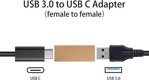 Duttek USB C Female to USB A Female Adapter, USB C Female to USB Female Adapter, USB C to USB 3.0 Adapter Compatible with laptops, Phone, Mp3 etc 2 Pack (Red) in Kuwait