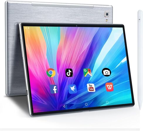 جهاز لوحي Android 12.0 WiFi HD عرض جديد 2023 إصدار Andorid Tablet PC RAM 4+ROM 64GB، بطارية ذات سعة كبيرة 5000mAh (G15) in Kuwait