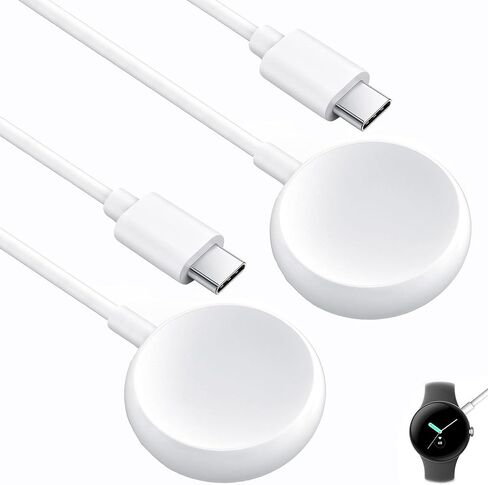Watch Charger Cable for Google Pixel-Watch, Magnetic Replacement USB Type C Charging Cable Cord Stand for Google Pixel Smartwatch, 3.3FT in Saudi Arabia