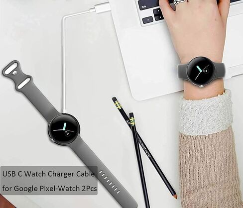 Watch Charger Cable for Google Pixel-Watch, Magnetic Replacement USB Type C Charging Cable Cord Stand for Google Pixel Smartwatch, 3.3FT in Saudi Arabia