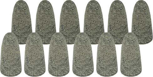 Weiler 68308 Tiger ZIRC Type 16 مخروط طحن محمول ذو طرف دائري، Z20-S، 1-1/2 بوصة × 3 بوصة × 5/8-11، (عبوة من 12 قطعة) in Saudi Arabia