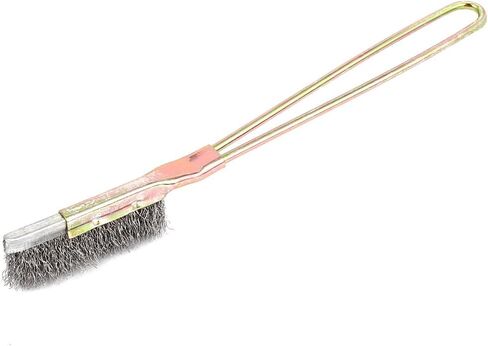 uxcell 21cm Long Metal Handle Bent Head Brass Wire Cleaning Brush in Saudi Arabia