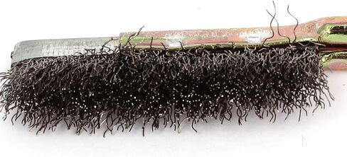 uxcell 21cm Long Metal Handle Bent Head Brass Wire Cleaning Brush in Saudi Arabia