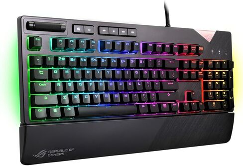 لوحة مفاتيح ميكانيكية للألعاب ASUS ROG Strix Flare Pnk (Cherry MX Red) إصدار محدود ولوحة ماوس ألعاب ممتدة إصدار محدود من ROG Sheath PNK، خفيفة ومحمولة وماوس ألعاب بصري، وردي in Saudi Arabia
