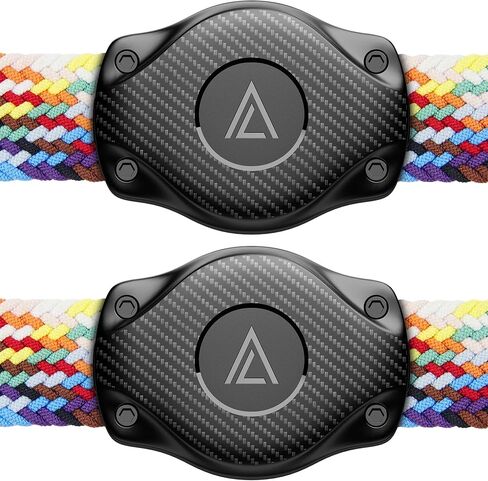 Airtag Holder case 2 Pack IPX8 Waterproof Airtag Strap Mount丨 Compatible with Apple Airtag ，Ultra-Secure & Hidden design| for Camera Straps，Bags Backpacks, etc in Kuwait