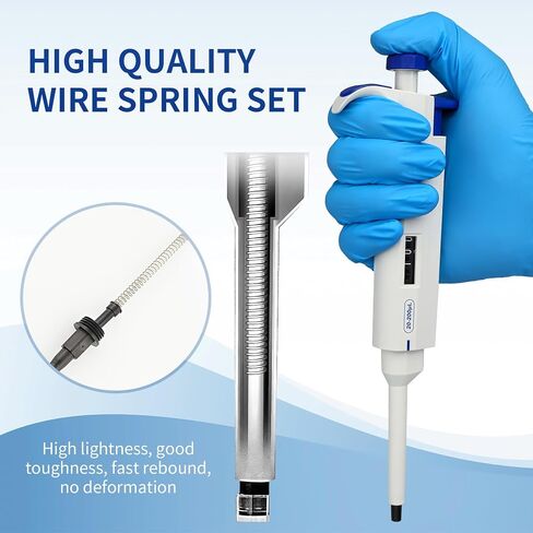 100ul-1000ul Adjustable Pipettor Pipette Digital Volume Display Window Single Channel Pipettor, High Accuracy Calibration Superior Material, Variable Volume for Scientific and Home Use in Saudi Arabia