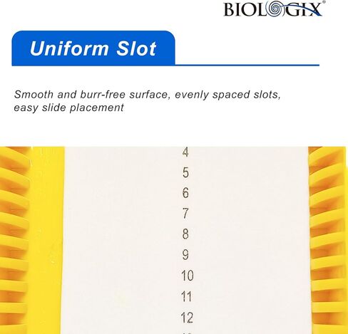 5PCS Microscope Slide Storage Box, 25-Place Plastic Microscope Slide Holder with Foam Liner for 25mm × 75mm Microslide, Assorted Colors in Kuwait