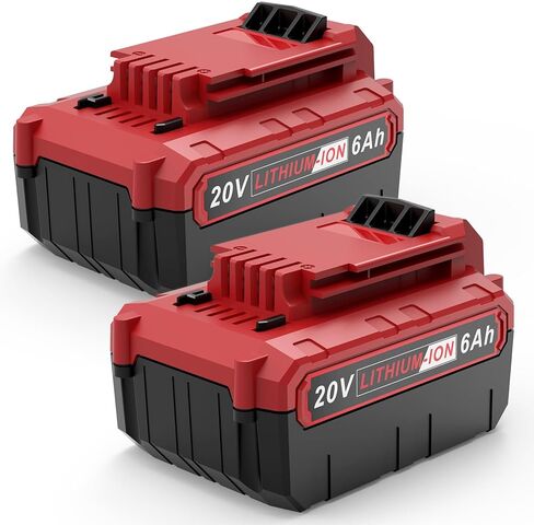 Fancy Buying 6.0Ah 20 Volt PCC685L Replacement Battery for Porter Cable PCC685L PCC680L PCC682L Cordless Power Tools Battery in Saudi Arabia