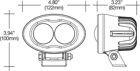 Ultima UT-72702-2 مصباح نقطة أمان LED، إضاءة عامة وإضاءة عمل محمولة أثناء التنقل، أزرق، مصابيح LED مزدوجة in Saudi Arabia