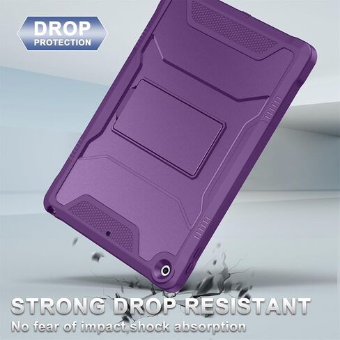 حافظة Soke لجهاز iPad الجيل التاسع/الثامن/السابع مقاس 10.2 بوصة (إصدار 2021/2020/2019)، غطاء واقٍ متين مقاوم للصدمات مع مسند مدمج لجهاز Apple iPad 10.2 بوصة - أزرق داكن in Kuwait