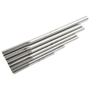 HHIP 2006-0007 High Speed Steel Chucking Reamer 7-Piece Set, 1/8-1/2 x 1/16-Inch Size