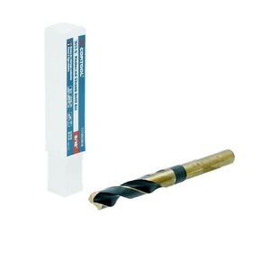 7/8 Inch Drill Bit | Reduced Shank High Speed Steel | 7/8 Drill Bit for Metal and Steel | HSS M2 Black & Gold Drill Bit with 1/2" Shank