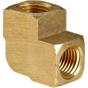 Brass Female Elbow, 3/8" Female x 3/8" Female NPT