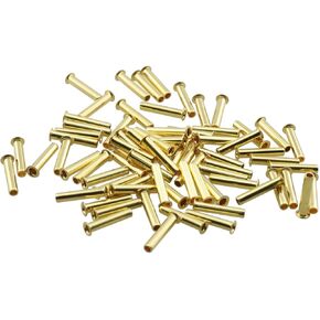 60PCS Compression Fitting Brass Compression Insert Tube Support Tube 1/4 OD