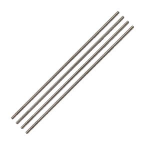 Aiwaiufu 1/4"-28 Stainless Steel Threaded Rods, 12Inch Fully All Threaded Rods (Pack of 4)