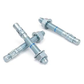 1/4" x 3-1/4" Concrete Anchors (50 Pack) 1/4 inch Wedge Anchors Bolts Zinc Plated