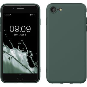 kwmobile Case Compatible with Apple iPhone SE (2022) / iPhone SE (2020) / iPhone 8 / iPhone 7 Case - Slim Protective TPU Silicone Phone Cover - Arctic Night