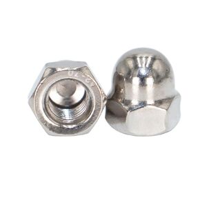 5/16"-18 Acorn Cap Nuts 25 pcs 304 Stainless Steel Dome Cap Hex Nuts for Outdoor Indoor