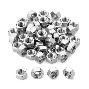Bates- Stainless Steel Hex Nut, 1/4-20, 50 Pack, Stainless Steel Nuts, Hardware Nuts, Metal Nuts, Steel Nut, 1/4 Nut, 1/4-20 Nut, 1/4 20 Nut, 1/4-20 Nuts, 1/4 Nuts, 1/4 20 Nuts