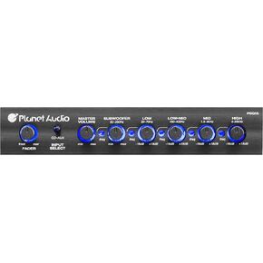 Planet Audio EC20B Car Electronic Crossover – 3 Way, Pre-amp, Fine Tune Your High-Mid-Low Range Speaker Frequencies, Equalizer, DPS Audio Processor, Remote Subwoofer Control
