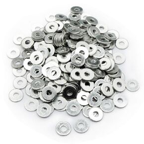 Wulankd 300 Pack Aluminum Rivet Backup Washers for 3/16" Diameter Rivets, Thickness: 1.5mm, Backup POP Rivet Washers