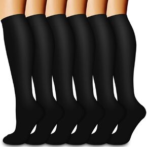 Bluemaple Compression Socks for Women & Men Circulation (6 Pairs) is Best Support for Athletic,Running,Pregnancy,Daily
