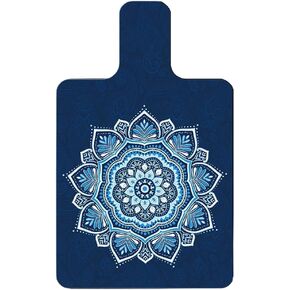 39 * 24inch Non-Slip Pilates Reformer Mat, Pilates Reformer Cover Extra-Thick Mandala Flower