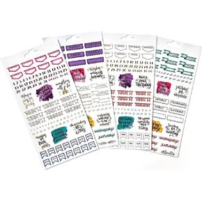 Paper House Productions STPL-1000 Monthly Creative Journaling Stickers, 3-pack, 3 Piece in Kuwait