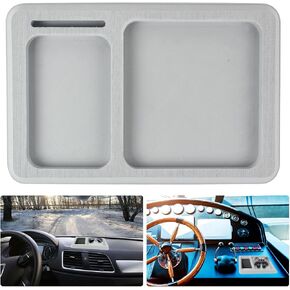 Boat Dash Pad,Multi-Compartment Design Boat Dash Pad Foam,EVA Foam Boat Dashboard Organizer Accessory Holder for Fishing Boats, Kayaks, Car Dashboards,15×10In